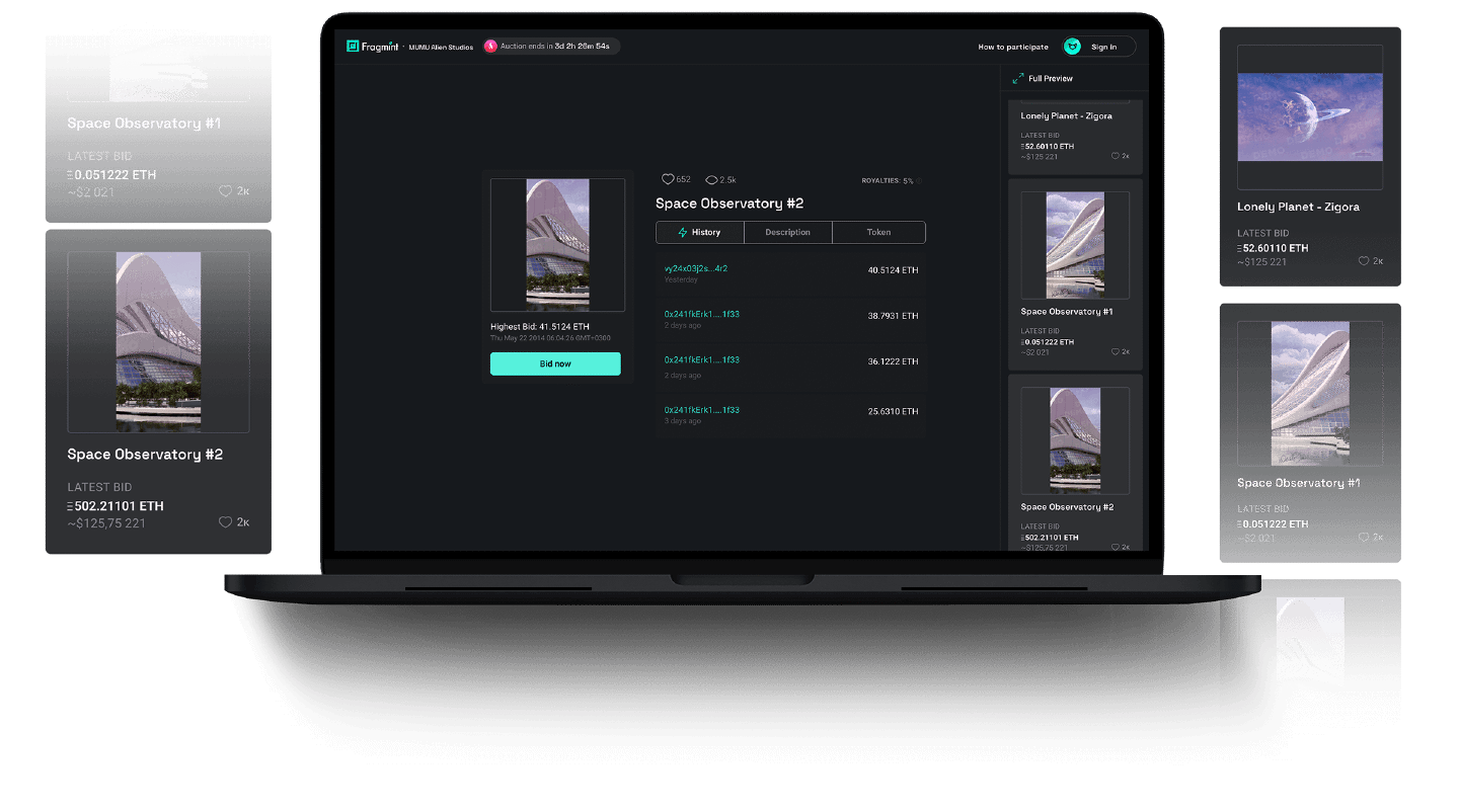 Fragmint for creators illustration